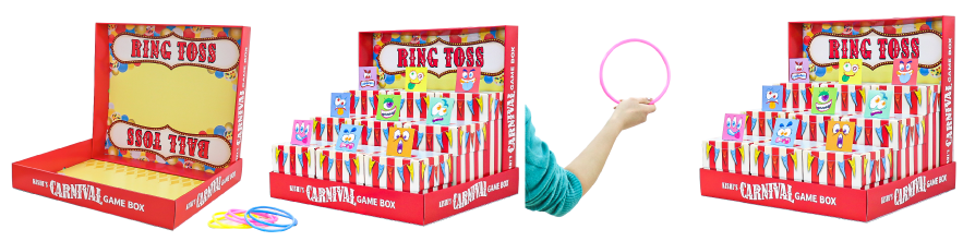 リングトスゲームの組み立て方