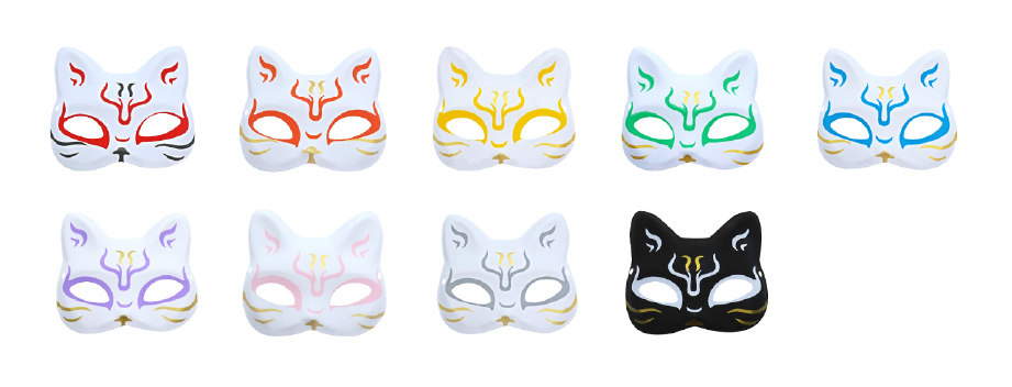 猫面【小】カラーバリエーション